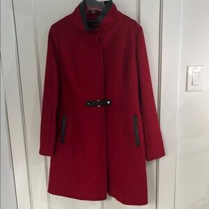 Via Spiga Red Wool Women's Coat